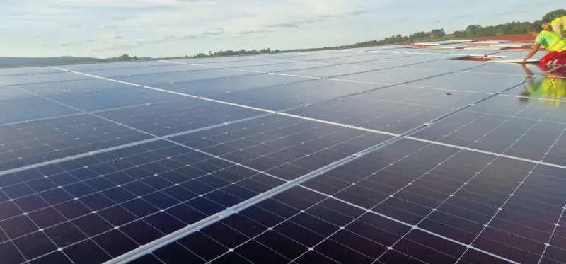 energia solar  com baterias 